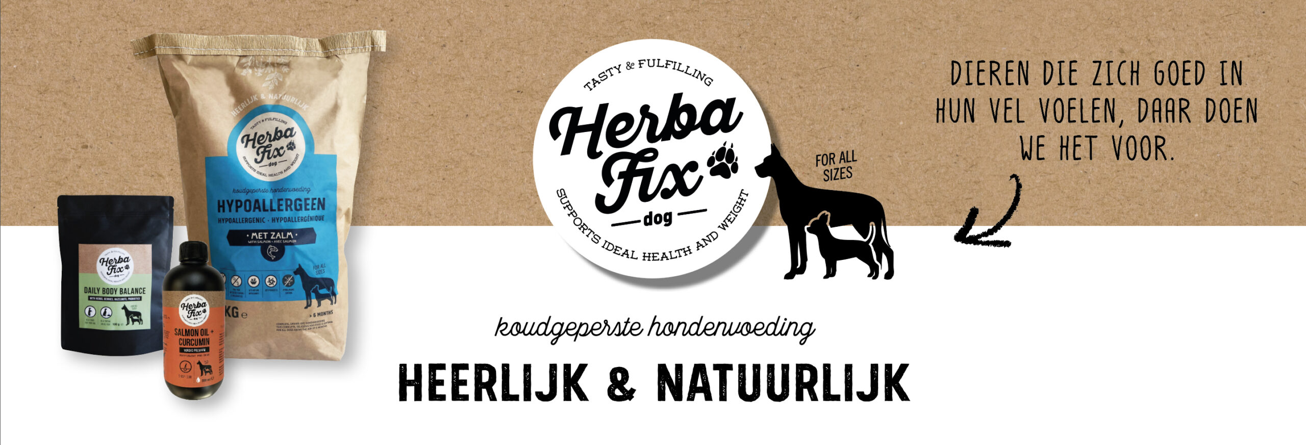 HerbaFix natuurlijke hondenvoeding